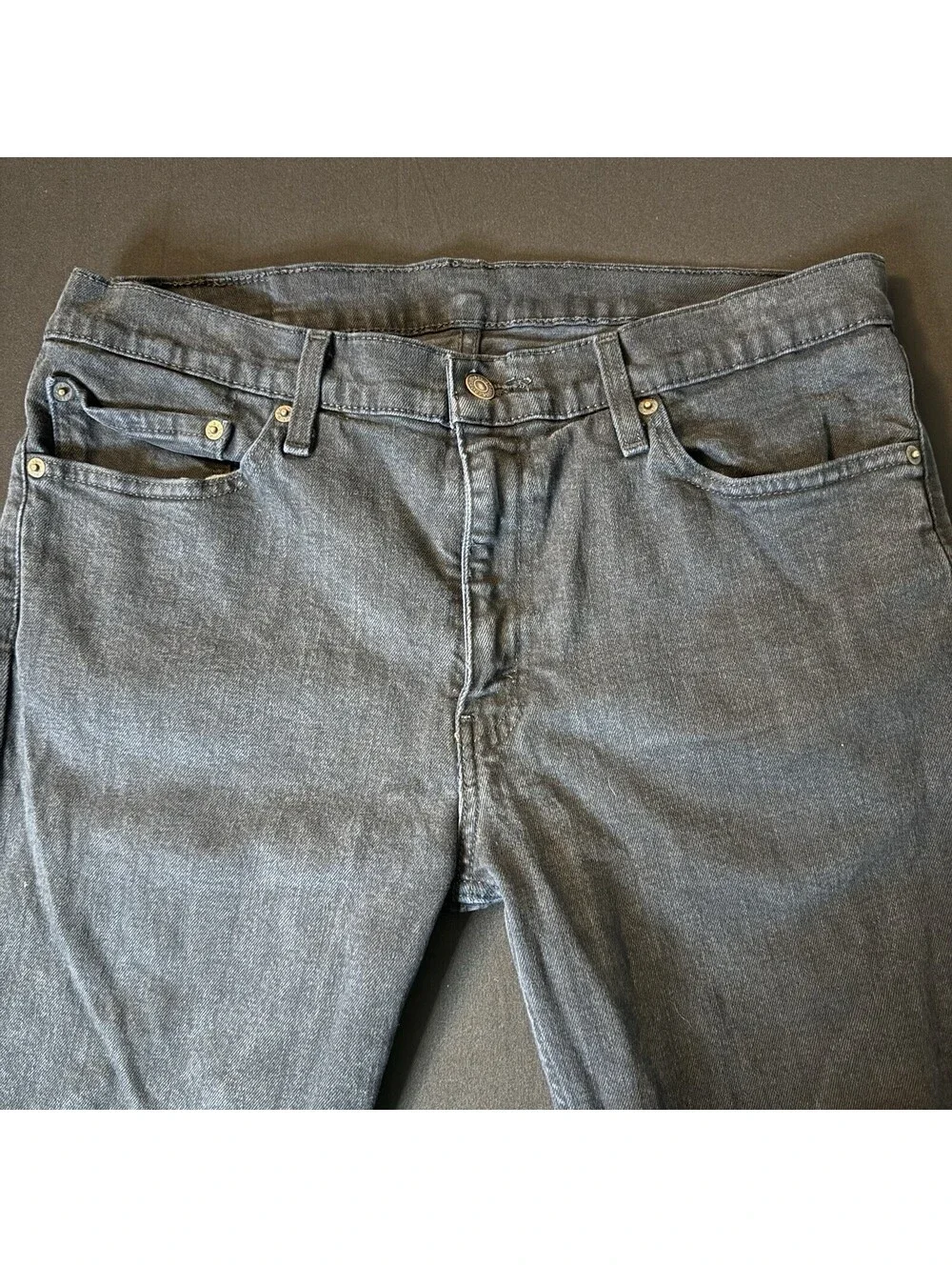 Levi’s 511 Slim Jeans Men’s 34x29 Black Water Less Stretch Denim
